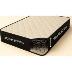 Colchão Mola Bonnel Casal 138x188x20
