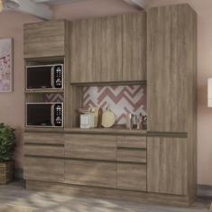 Cozinha Completa Planejada 5pc Maxxi CB312 Kappesberg, Nogal