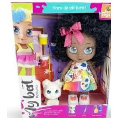 Boneca Kendall com cachorrinho Brave Girls com Acessórios . - Bee Toys