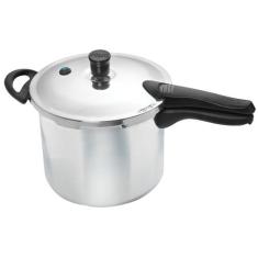 Panela De Pressão Nigro Press 6 Litros Polida em Alumínio com 4 Sistem