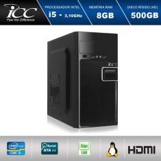 Computador Desktop Icc IV2581S Intel Core I5 3,20ghz 8gb HD 500gb