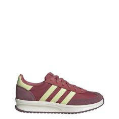 adidas Tênis feminino Run 72, Carmesim Preamado/Amarelo Gelo/Figo Sombra, 6.5 Wide