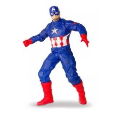 Boneco Capitão América Marvel 50cm - PVC Atóxico