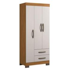 Guarda-Roupa 3 Portas NT 5000 Freijó com Off White - Notável