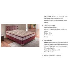 Colchão King Molas Ensacadas Masterpocket Esplêndido Wine Euro Pillow (193x203x26) - Paropas