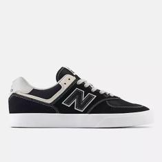 Tênis New Balance Numeric 574 Vulc Preto Branco-Masculino