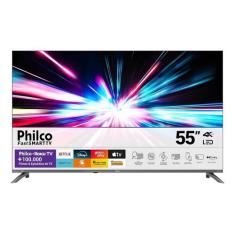 Smart TV 55" Philco 4K UHD Roku TV Dolby Audio P55CRA