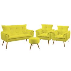 Namoradeira e 2 Poltronas Beta com Puff Solar Sued Aradecor