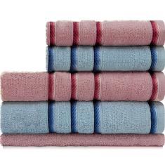 Jogo de Toalhas 5 Peças Banhão + Rosto Algodão Appel Classic Emcompre