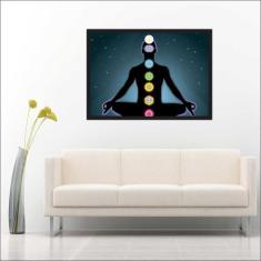 Quadro Decorativo Buda Budismo Chácras Meditação Religiosidade Decoraç