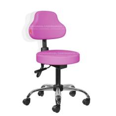 Mocho Ergonômico Lilás Escuro Plus Cadeira Brasil CB 1584, Lilás Escur