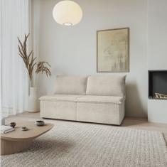 Sofá Modular 2 Módulos Centrais Zen Cabecasa Madeiramadeira