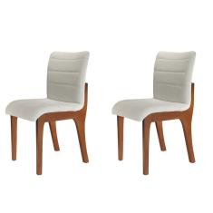 Conjunto com 2 Cadeiras Bella em Madeira Maciça Mobillare