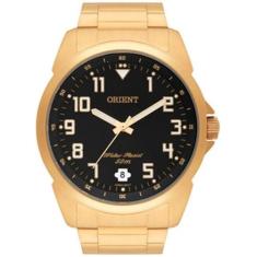 Relógio Orient Masculino Dourado Esporte 50 metros Mgss1103a