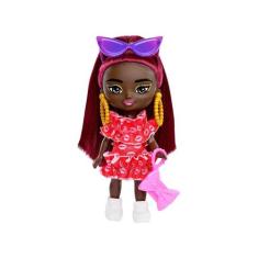 Boneca Barbie Mini Extra Com Acessórios Mattel - HLN44, Colorido, Extr