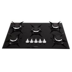 Cooktop a Gás Britânia 5 Bocas Preto BCT5P – Bivolt