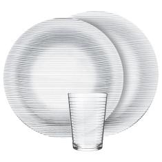 Aparelho de Jantar Duralex Diamante – 12 Peças