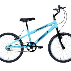 Bicicleta Aro 20 Quadro Mtb Rebaixado em Aço Boy Infantil Azul