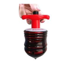 Pião Musical Luminoso Com Lançador Automatico Piao Com Luz e Som Laser Brinquedo Infantil para Meninos e Meninas