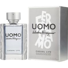 Perfume Masculino Salvatore Ferragamo Uomo Casual Life Salvatore Ferragamo Eau De Toilette Spray 100 Ml