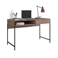 Escrivaninha Com Estrutura De Aço E Gaveta Artetube