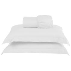 Jogo de Lençol Casal 3 Peças Percal 300 Fios Charme com Aba Americana 