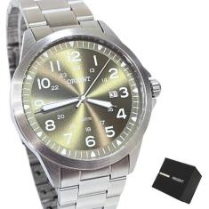 Relógio Orient Masculino Eternal Analógico Prateado MBSS1380 E2SX