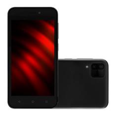 Smartphone Multilaser E 2 3G 32GB Wi-Fi Tela 5 pol. Dual Chip 1GB RAM Android 11 (Go edition) Processador Quad Core - Preto - P9148