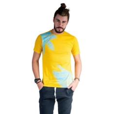 Camiseta Mister Fish Estampado Palmeiras Masculina-Masculino