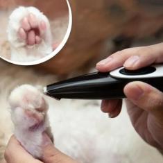 Máquina de aparar pelos tosa patas cachorro gato pet usb - TOSA PARA P