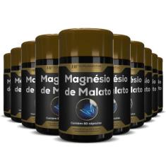 10x MAGNÉSIO DE MALATO PREMIUM 60 CAPS HF SUPLEMENTOS