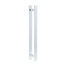 Puxador para Porta Barra Chata Reto 40 cm Polido - Cicaba