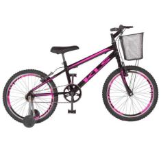 Bicicleta Aro 20 Kls Free Gold Freio V-Brake Mtb Com Roda Lateral Femi