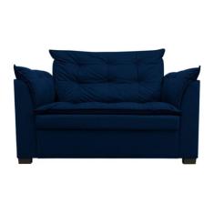 Sofá Dandara 2 Lugares Suede Compacto Estofado Confortável Suede Diver