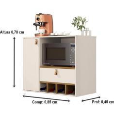 Armario Cozinha Microondas Suspenso Ester Cores Comprar - Comprar Móve
