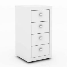 Gaveteiro 4 Gavetas Me4133 Branco