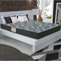 Colchão Casal de Espuma D33 Gazin Dunas 138x188 Revestido em Tecido Plano