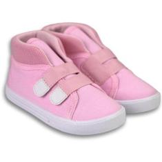 Tênis Keto Baby Infantil Cano Alto Calce Fácil Menina-Feminino