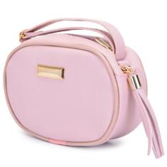 Bolsa Feminina Oval Pequena Transversal De Mão Tiracolo - Ttrend Bags,