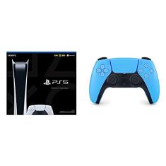 Console PlayStation 5 - Digital Edition + Controle Dualsense - Starlight Blue
