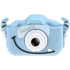 Câmera infantil com capa de silicone, câmera de vídeo para crianças com jogos divertidos, câmera digital infantil com efeitos especiais, bateria recarregável, ideal para meninos e meninas, v