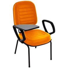 Cadeira Universitária Diretor Gomada Linha Blenda Laranja