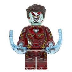 Boneco Bloco De Montar Zumbi Homem De Ferro Edição Especial