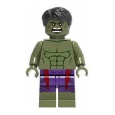 Boneco Blocos De Montar Hulk Marvel