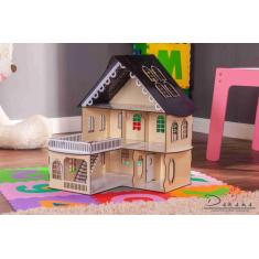 Casa de bonecas para mini bonecas compatível com lol e polly modelo ci