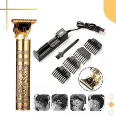 Aparador De Pelo Dourado Profissional 110V/240V - Monac