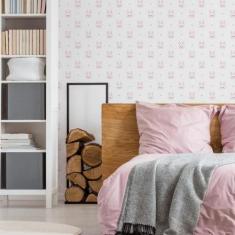Papel de Parede Kids Coelinhos - Mais de Casa