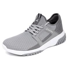 Nautica Tênis masculino: Atlético, confortável, casual com cadarço moderno tênis de caminhada, Cinza misto Goodreau, 41