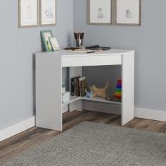 Mesa de Estudos Infantil 76,5x76,5x74,5cm Atlantis Branco - Espresso M