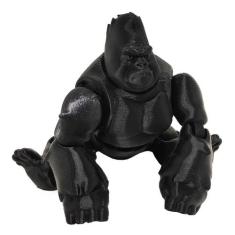 Boneco Gorila Articulado Impressão 3d Decoração 15 cm Geek Brinquedo P